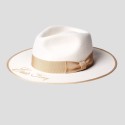 Ferguson Fedora - Ivory [Fast shipping and box packing]（Customize  name）