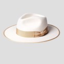 Ferguson Fedora - Ivory [Fast shipping and box packing]（Customize  name）