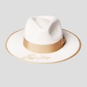 Ferguson Fedora - Ivory [Fast shipping and box packing]（Customize  name）