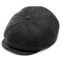 TIENDAHAT MALCO DARK GREY MODA NEWSBOY CAP