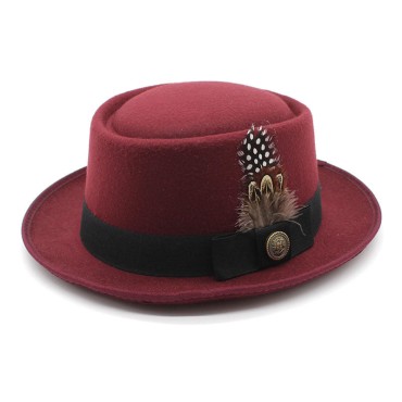 Cliff Bowler Hat-Wine Red Cliff Bowler Hat-Wine Red