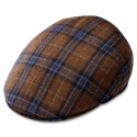 TIENDAHAT BROWN COUNTRY WOOL FIDO FLAT CAP