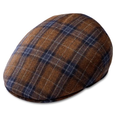 TIENDAHAT BROWN COUNTRY WOOL FIDO FLAT CAP TIENDAHAT BROWN COUNTRY WOOL FIDO FLAT CAP