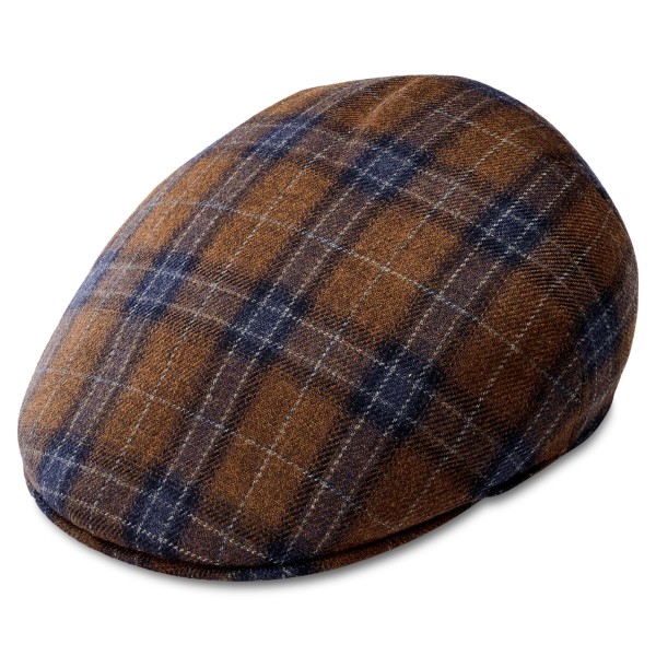 TIENDAHAT BROWN COUNTRY WOOL FIDO FLAT CAP
